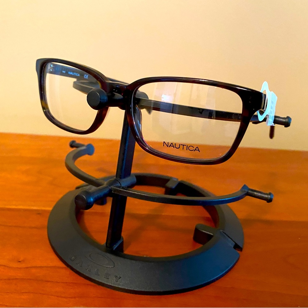 Nautica dark brown tortoise shell frames